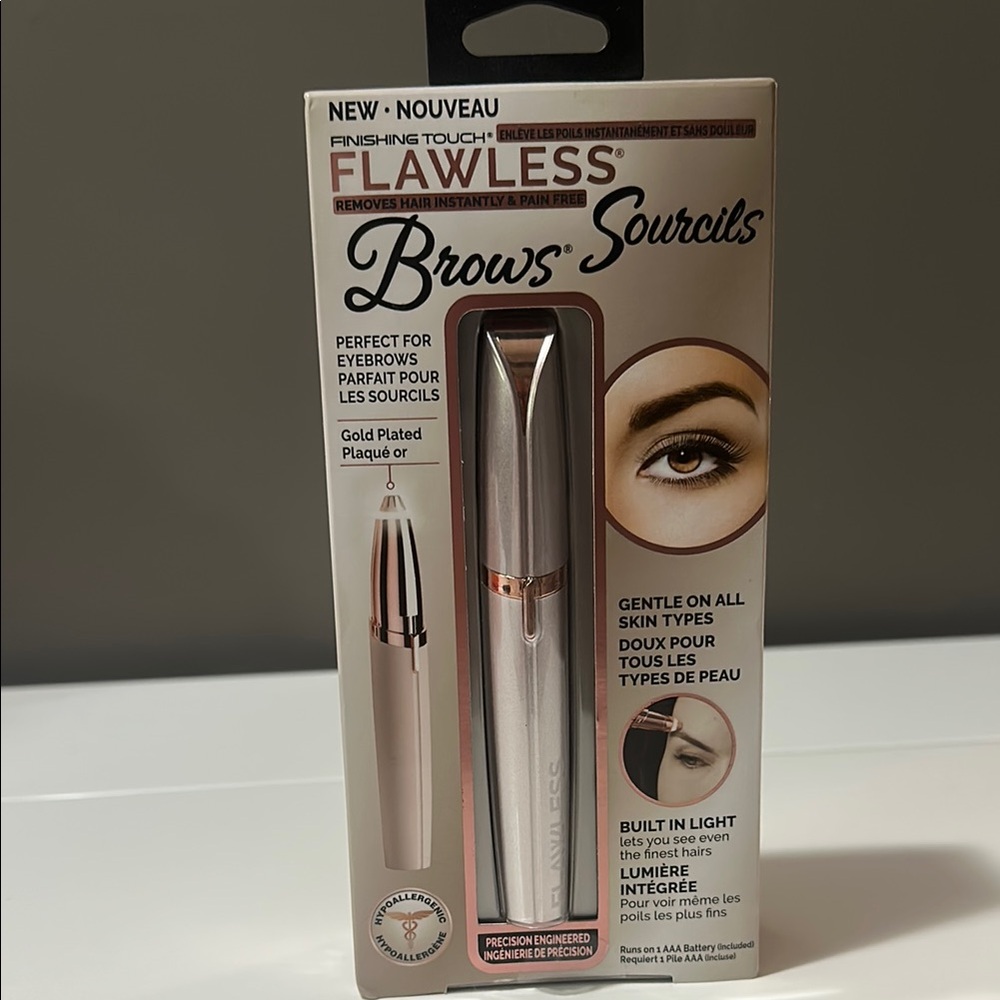 Finishing Touch Flawless Hair Remover for Eyebrows, Lavender